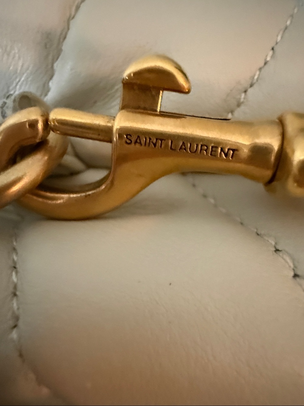 Yves Saint Laurent Cream Crossbody - Picture 9 of 13